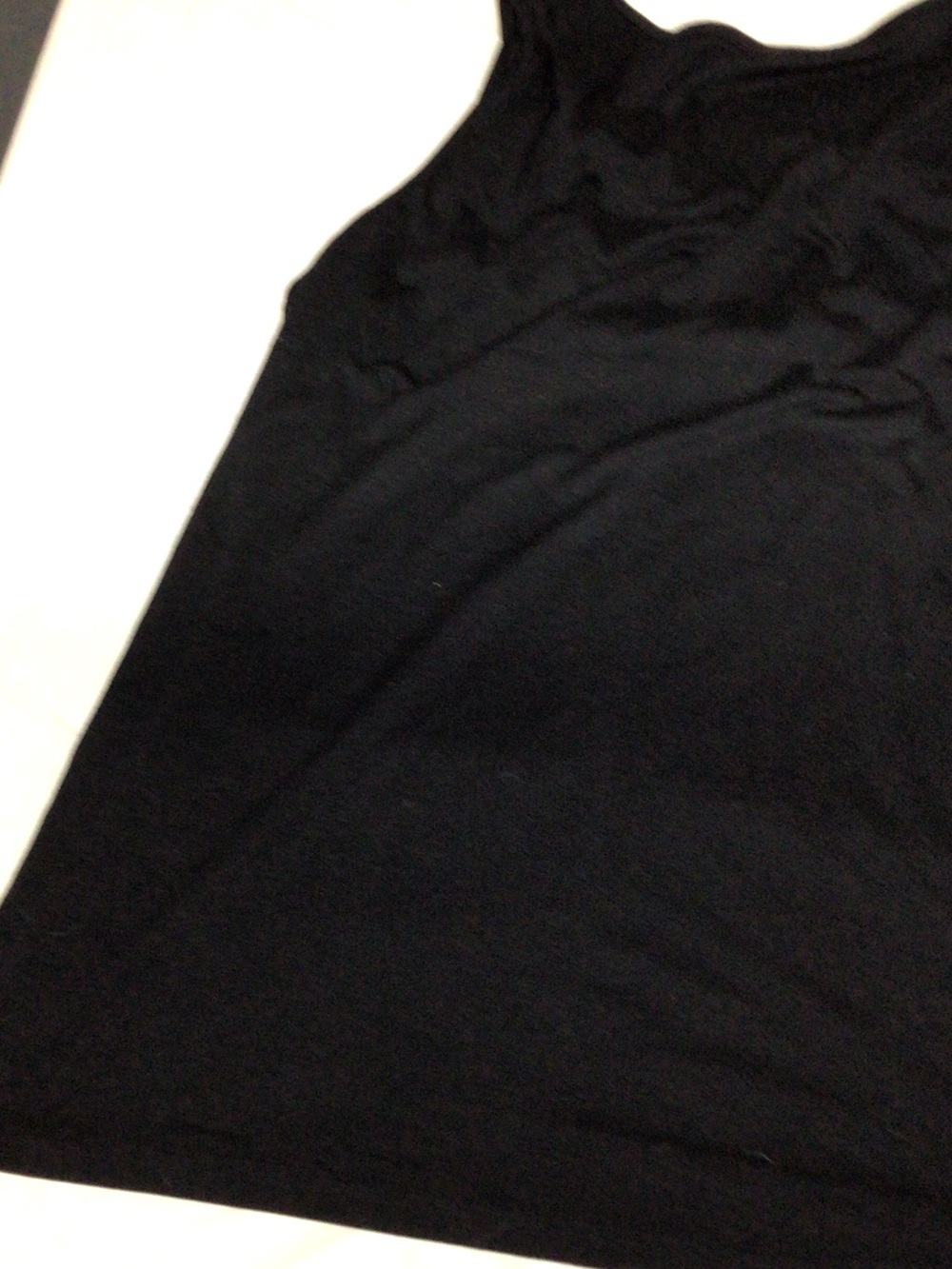 Source Unknown Black Tank Top with Coral and Teal Print - Picture 7 of 9